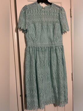 Antonio Melani Mint Lace Dress - Elegant Party Dress